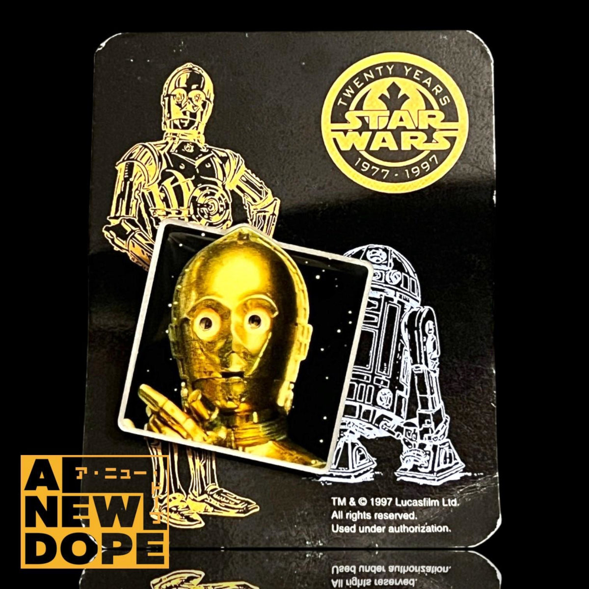 C-3PO エレクトロニックピンズ 『スターウォーズ/新たなる希望』(1977) 【※ジャンク】
