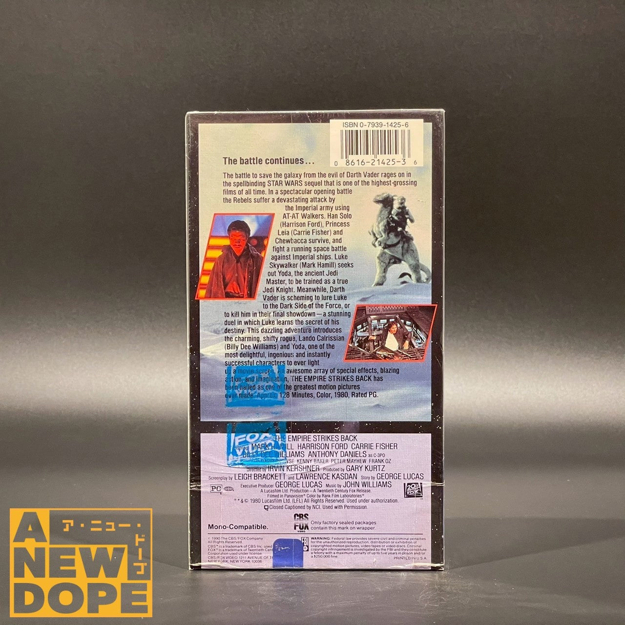 【US版】20世紀FOX 『スターウォーズ/帝国の逆襲』(1980) VHS 紙スリーブ【中古】