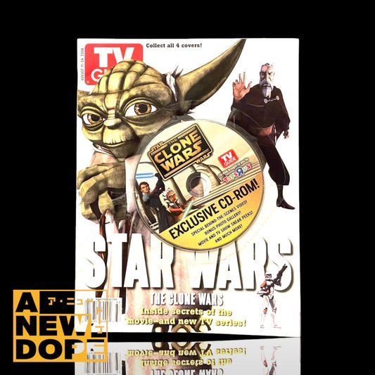TV GUIDE 『スターウォーズ/クローン・ウォーズ』 海外マガジン  DVD付き（2008）【バリアント表紙:ヨーダ&ドゥークー】