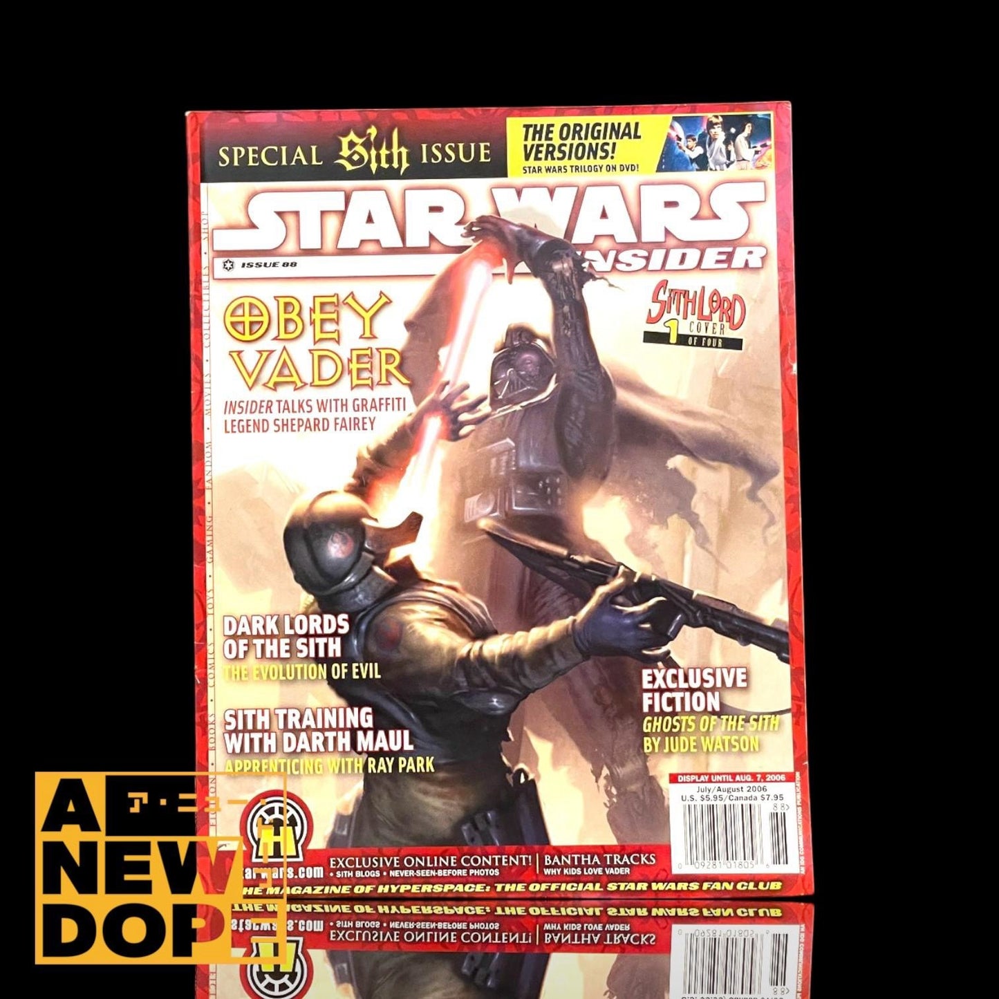 【US版】STAR WARS INSIDER #88 海外マガジン『スターウォーズ インサイダー』 【バリアント限定表紙:ダースベイダー】