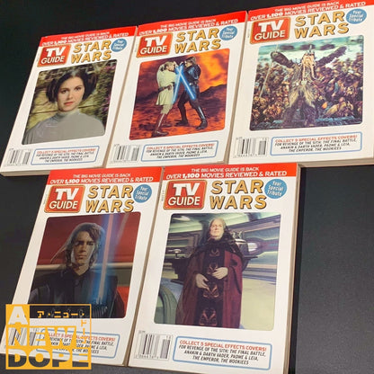 TV GUIDE 『スターウォーズ/シスの復讐』 レンチキュラー表紙 全5種コンプリートセット 洋書（2005）【裏表紙イタミ有】