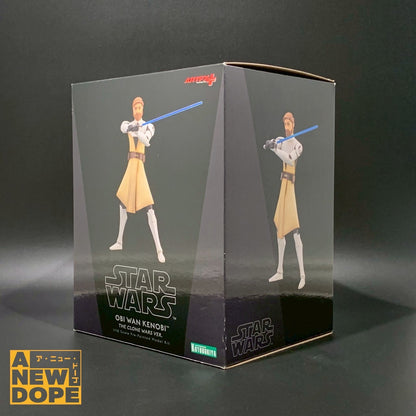 コトブキヤ ARTFX+  オビ＝ワン・ケノービ（再販版） 1/10スケール PVCスタチュー 『スターウォーズ/クローンウォーズ』(2008)