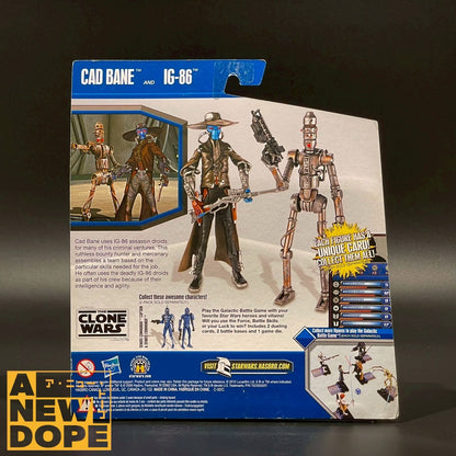 ハズブロ キャドベイン＆IG-86 TCW 3.75インチ『スターウォーズ/クローンウォーズ』（2010）【未開封】