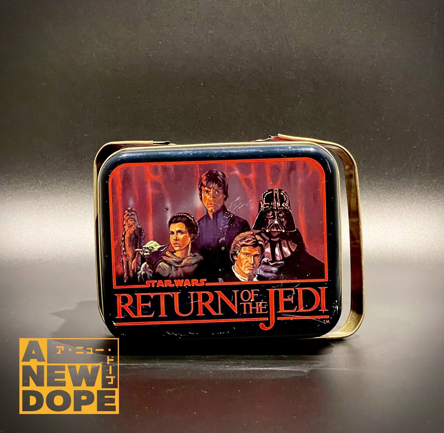 CHEINCO　ランチBOX 　SATR WARS RETURN OF THE JEDI　缶ケース　ヴィンテージ『スターウォーズ/ジェダイの帰還』(1983)