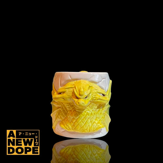 【90's】バンプレスト キングギドラ マグカップ 陶器 『ゴジラVSキングギドラ』(1991)【未使用】