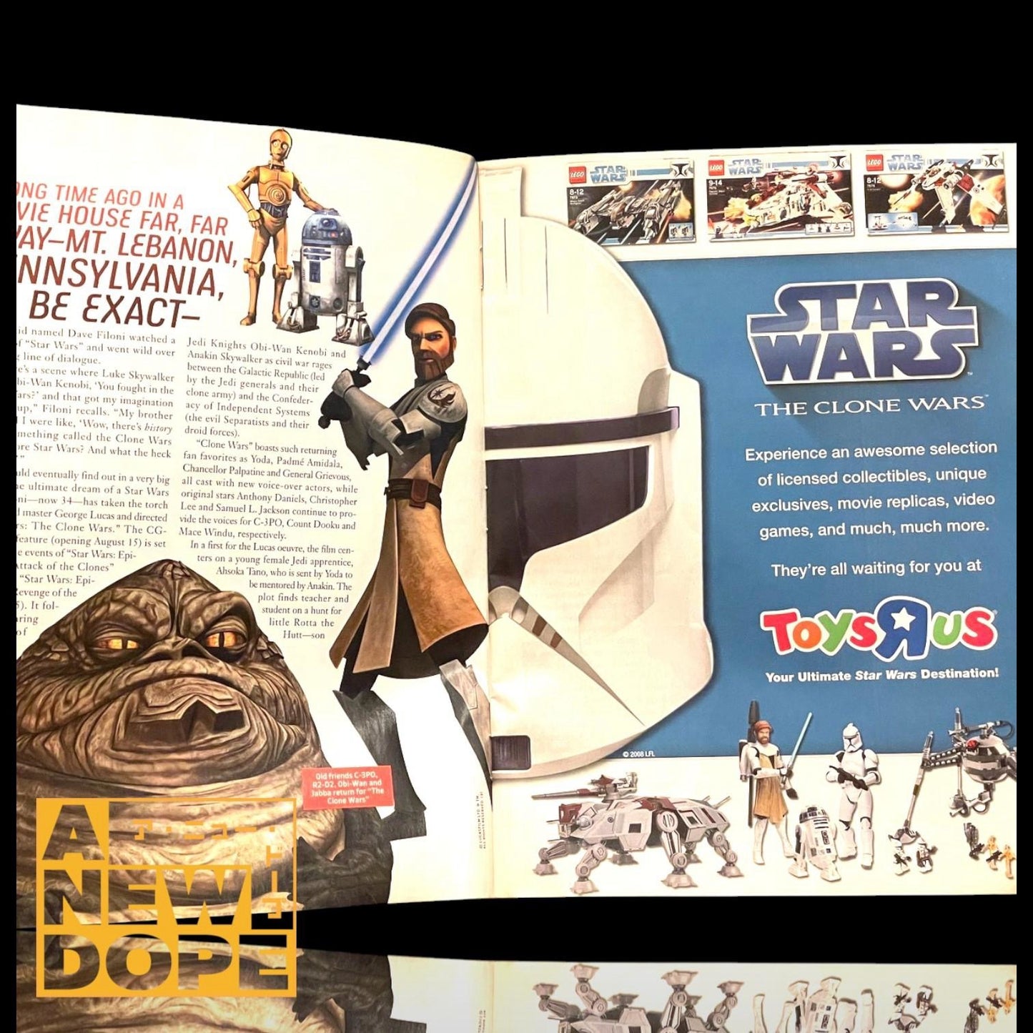 TV GUIDE 『スターウォーズ/クローン・ウォーズ』 海外マガジン  DVD付き（2008）【バリアント表紙:アナキン&アソーカ】