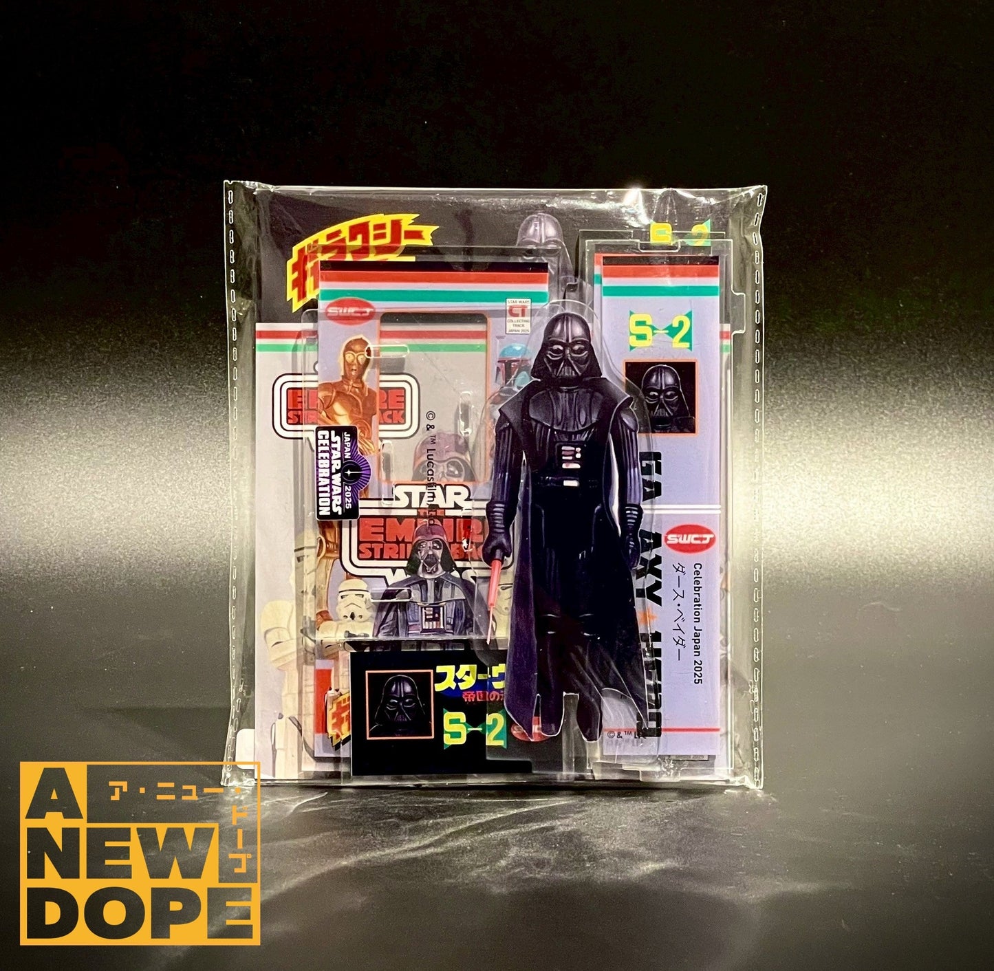 【SWCJコレクターズトラッキング参加者限定配布】　ギャラクシーヒーロー　アクリルスタンド　全14種コンプリートセット　ポピー『帝国の逆襲』風　オールドケナー