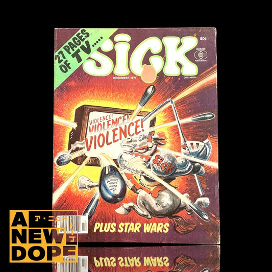 【70's】SICK MAGAZINE 77年12月号 海外マガジン『スターウォーズ/新たなる希望』パロディコミック【US】