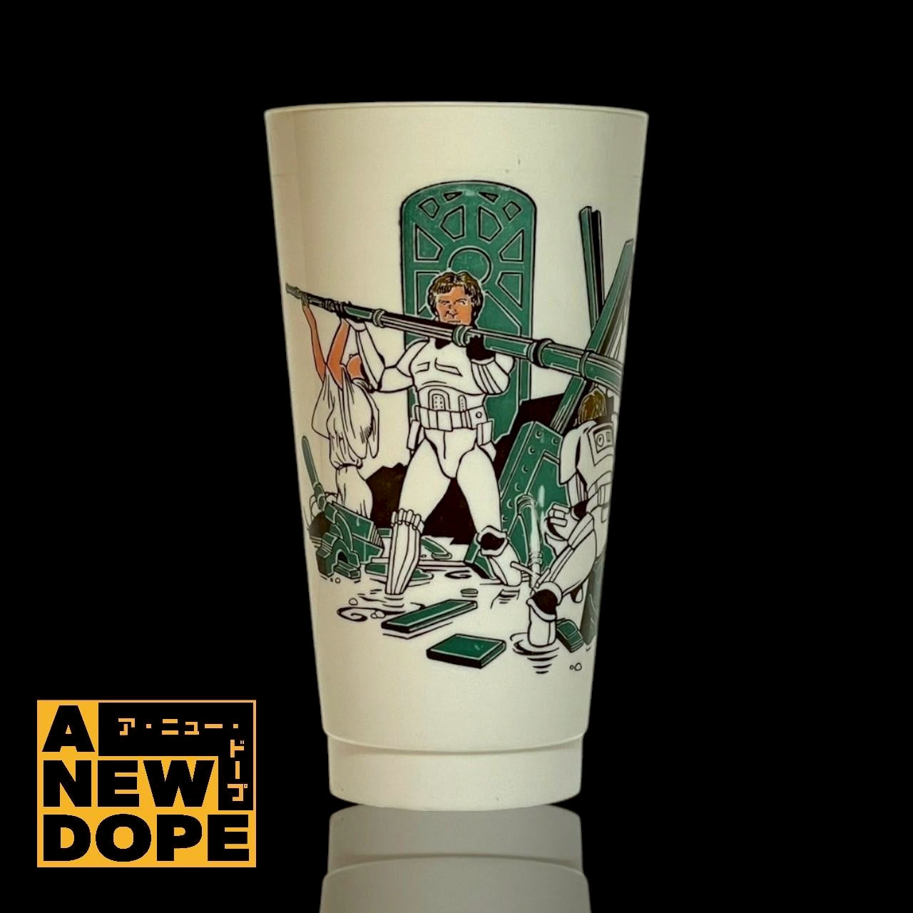 【70's】コカコーラ ハンソロ（ストームトルーパー）トラッシュコンパクター ドリンクカップ ヴィンテージ『スターウォーズ/新たなる希望 』(1977) 【未使用】