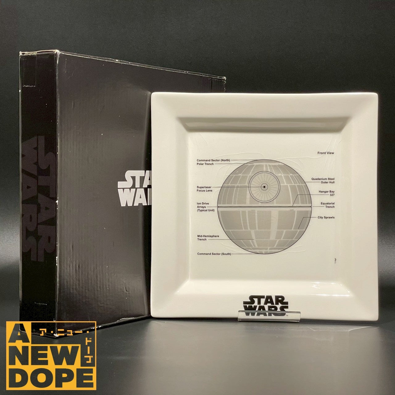 セガ デススター プレミアムプレート 陶器 プライズ『スターウォーズ/新たなる希望』(1977)【未使用】