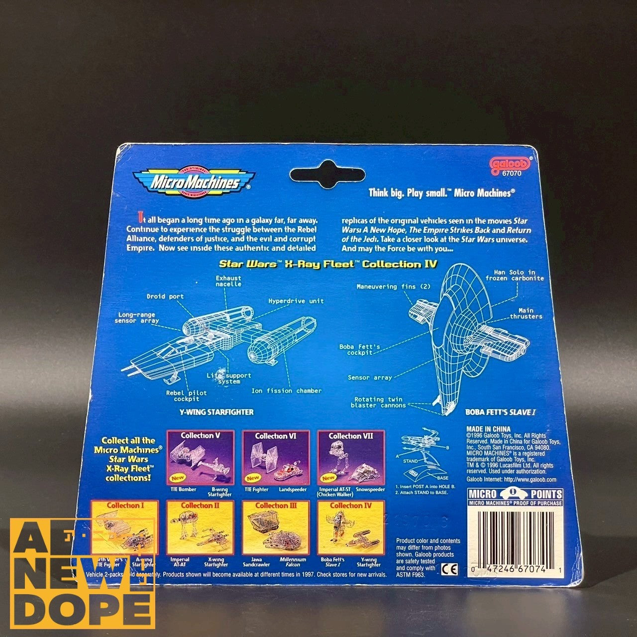 ガルーブ マイクロマシン X-REY フリート コレクションIV (Yウィング＆スレーブI)『スターウォーズ』