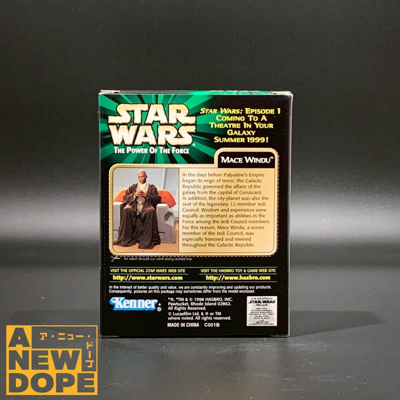 ハズブロ メイスウィンドゥ POTF スニークプレビュー 3.75インチ『スターウォーズ/ファントムメナス』(1999)【未開封】