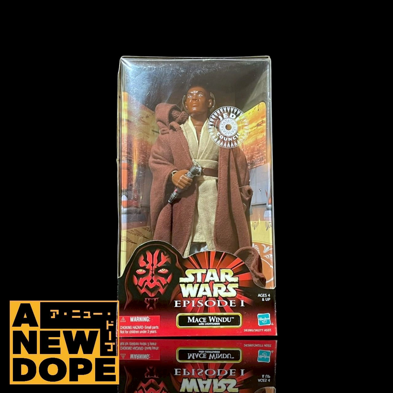 ハズブロ メイスウィンドゥ 12インチ 『スターウォーズ/ファントムメナス』(1999)【未開封】