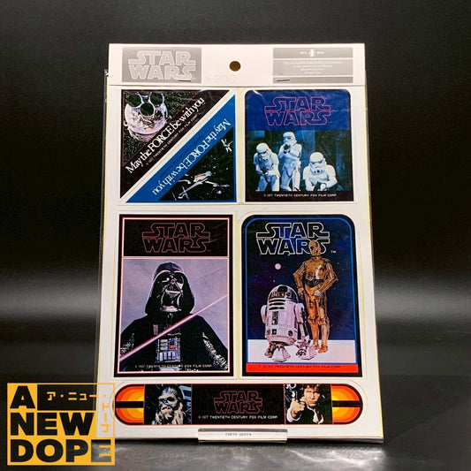 東京クイン ステッカーセット2 ヴィンテージ『スターウォーズ/新たなる希望』(1977)
