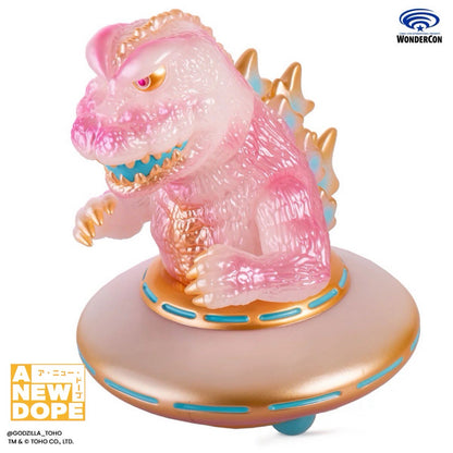 【WonderCon限定】Mondo ゴジラ UFO by Octeel 蓄光さくらカラーver. G.I.D. レトロソフビ『怪獣大戦争』(1965) 【未開封】
