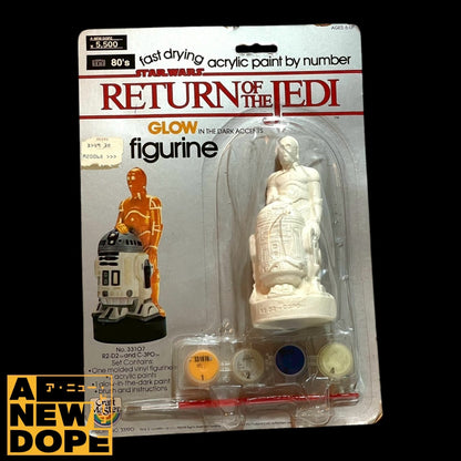 【80's】Craft Master R2-D2 & C-3PO ペイントフィギュア ヴィンテージ『スターウォーズ/ジェダイの帰還』(1983) 【未開封】