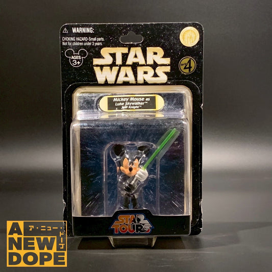ディズニーランド限定　ミッキーマウスasルーク・スカイウォーカー（ジェダイナイト）　3.75インチ 『スターツアーズ』シリーズ4