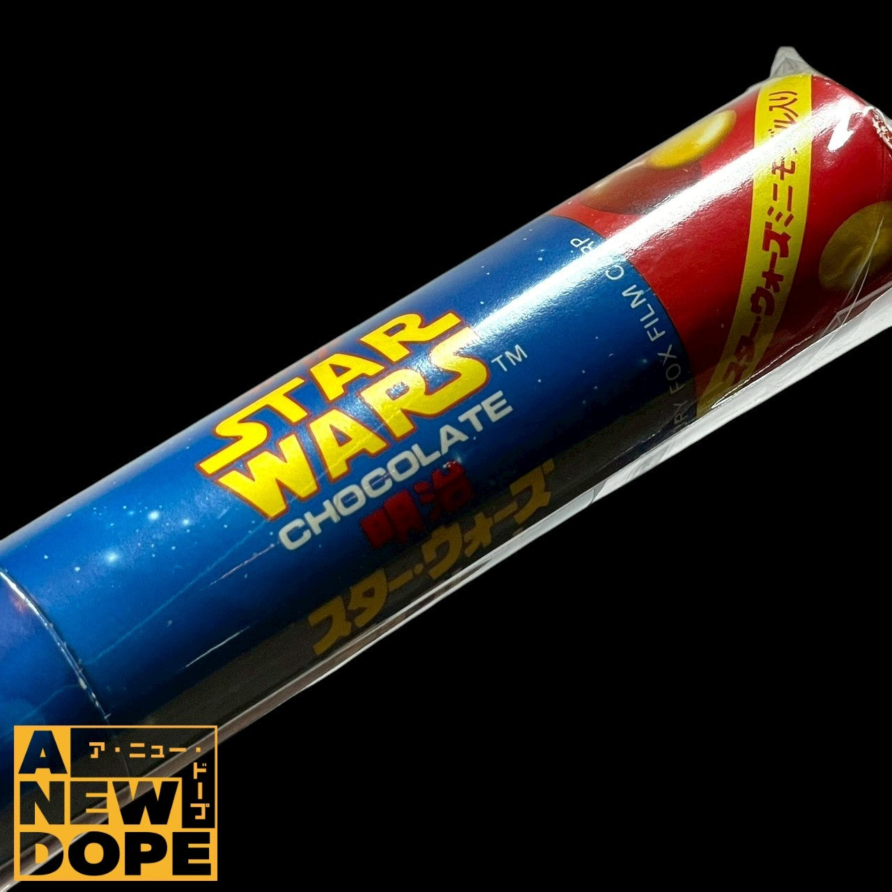【70's】明治 スター・ウォーズ チョコレート 紙筒 ビンテージ 和物「スターウォーズ/新たなる希望」(1977)