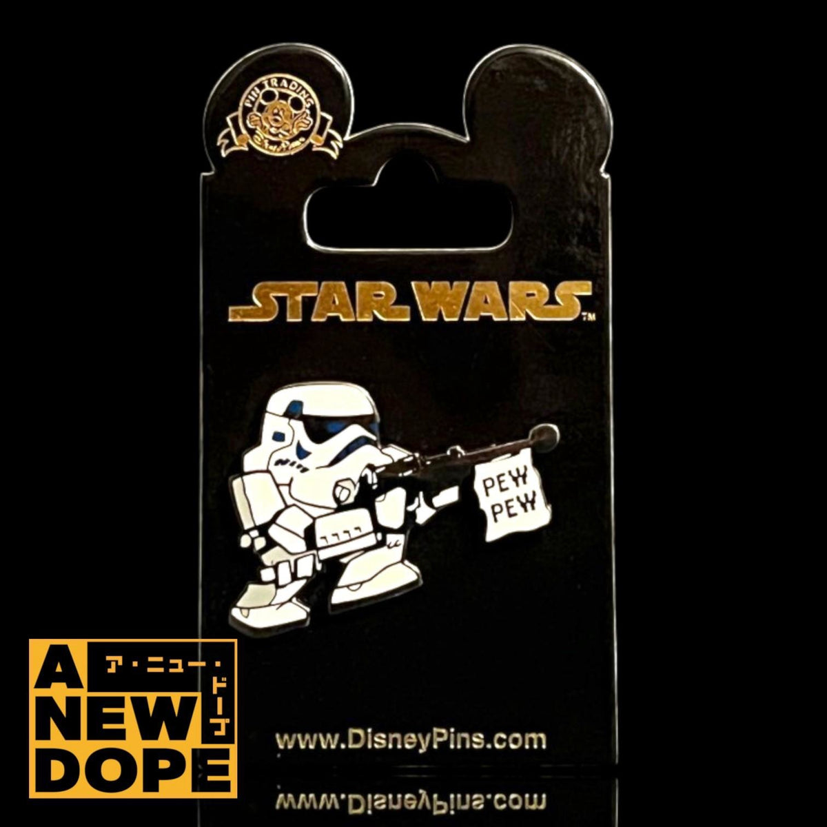 【US Disney限定】ストームトルーパー PEW PEW ピンズ『スターウォーズ/新たなる希望』(1977)