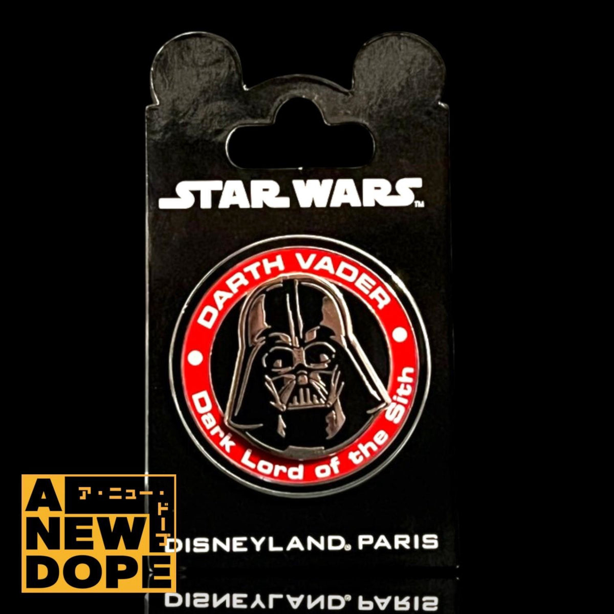 【ディズニーパリ限定】ダースベイダー Dark Lord of the Sith ピンズ『スターウォーズ/新たなる希望』(1977)