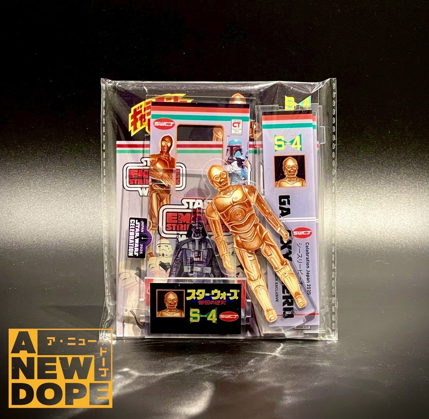 【SWCJコレクターズトラッキング参加者限定配布】　ギャラクシーヒーロー　アクリルスタンド　全14種コンプリートセット　ポピー『帝国の逆襲』風　オールドケナー