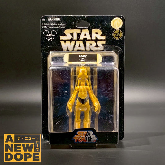 ディズニーランド限定　グーフィーasC-3PO　3.75インチ 『スターツアーズ』シリーズ4