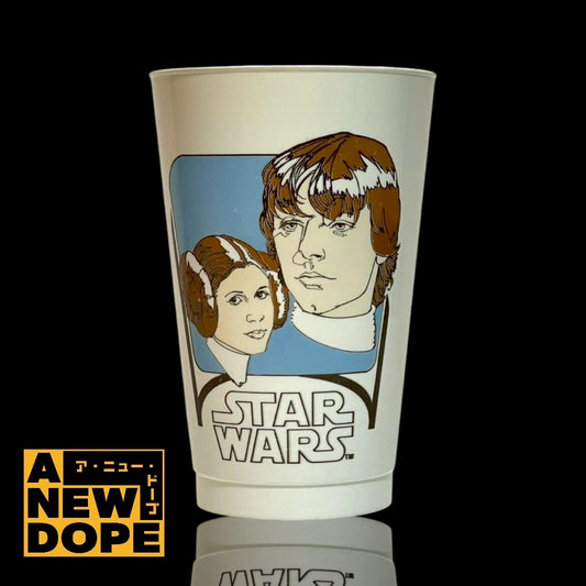 【70's】コカコーラ ルーク&レイア ドリンクカップ ヴィンテージ『スターウォーズ/新たなる希望 』(1977) 【未使用】