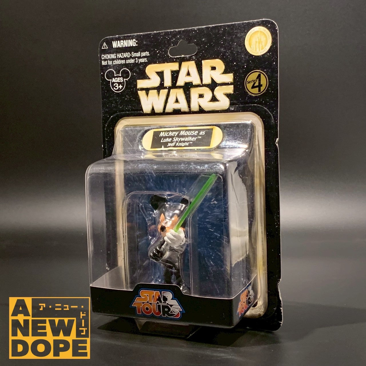 ディズニーランド限定　ミッキーマウスasルーク・スカイウォーカー（ジェダイナイト）　3.75インチ 『スターツアーズ』シリーズ4
