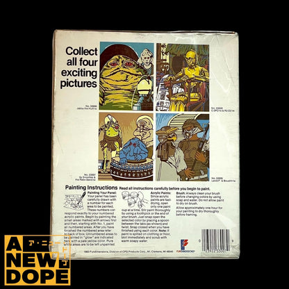 【80's】Craft Master C-3PO & R2-D2 ペイントパネル ヴィンテージ『スターウォーズ/ジェダイの帰還』(1983) 【未使用】