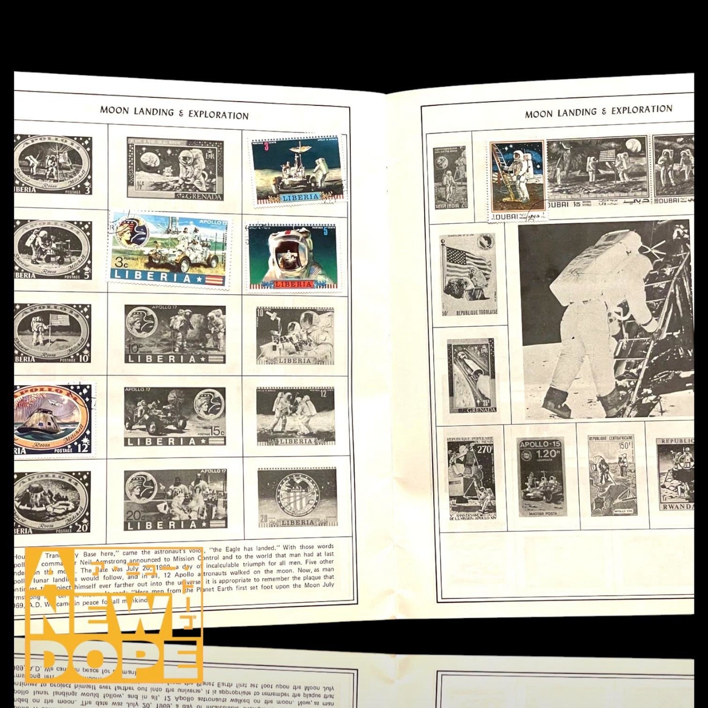 【70's】STAR WARS STAMP ALBUM スタンプ切手貼り付け済『スターウォーズ/新たなる希望』【US】