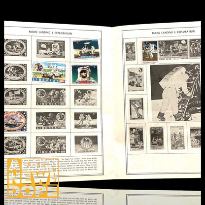 【70's】STAR WARS STAMP ALBUM スタンプ切手貼り付け済『スターウォーズ/新たなる希望』【US】