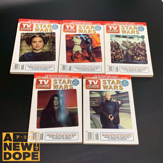 TV GUIDE 『スターウォーズ/シスの復讐』 レンチキュラー表紙 全5種コンプリートセット 洋書（2005）【裏表紙イタミ有】