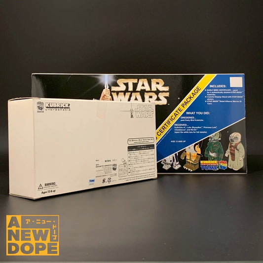 メディコムトイ　キューブリック　アーリーバード　4体セット(ルーク、レイア、R2-D2、チューバッカ)　『スターウォーズ/新たなる希望』(1977)