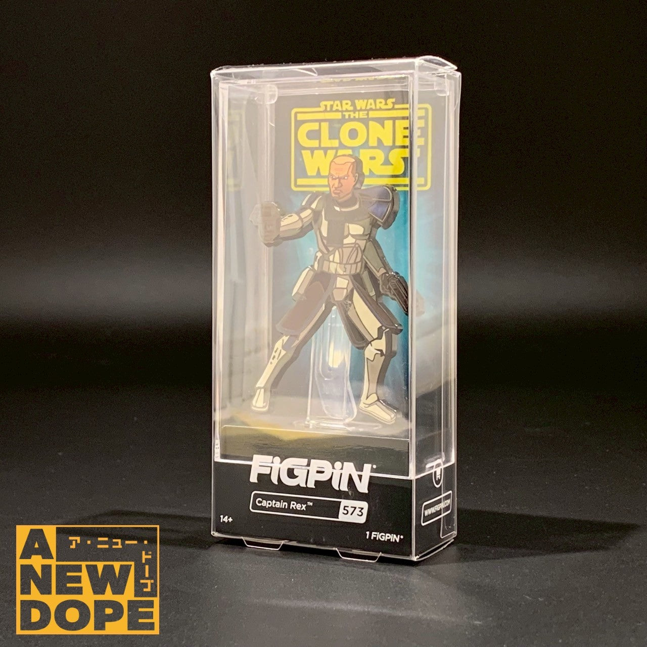 FiGPiN キャプテンレックス(ヘルメットオフ) ＃574 ピンズ 『スターウォーズ/クローンウォーズ』（2008）