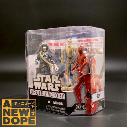 ハズブロ ハンソロ＆R-3PO 2体セットドロイドファクトリー 3.75インチ『スターウォーズ/帝国の逆襲』（1980）【ゴム劣化】
