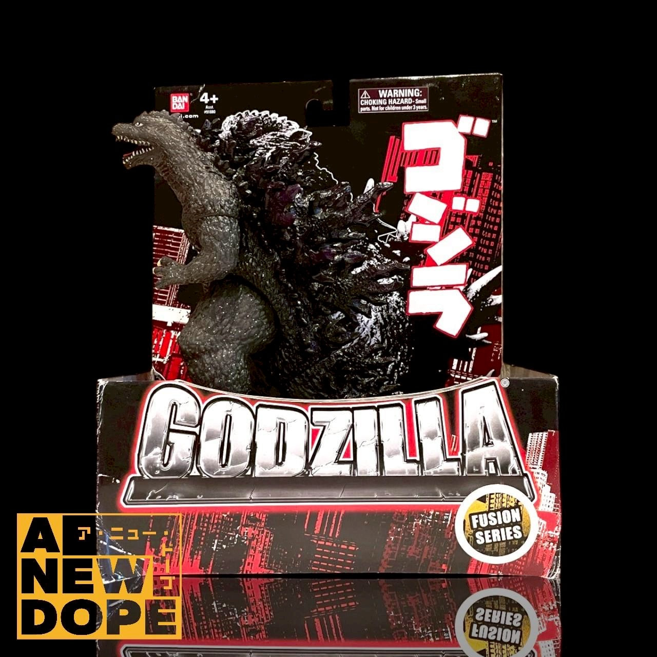 【USバンダイ】ゴジラ フュージョンシリーズ ミレニアムゴジラ ラメ入り『ゴジラ2000ミレニアム』(1999) 【未開封】