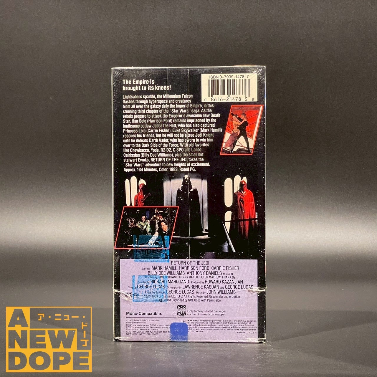 【US版】20世紀FOX 『スターウォーズ/ジェダイの帰還』(1983) VHS 紙スリーブ【中古】