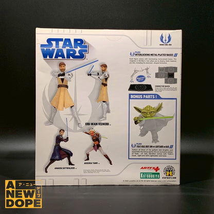 コトブキヤ ARTFX+  オビ＝ワン・ケノービ 1/10スケール PVCスタチュー 『スターウォーズ/クローンウォーズ』(2008)