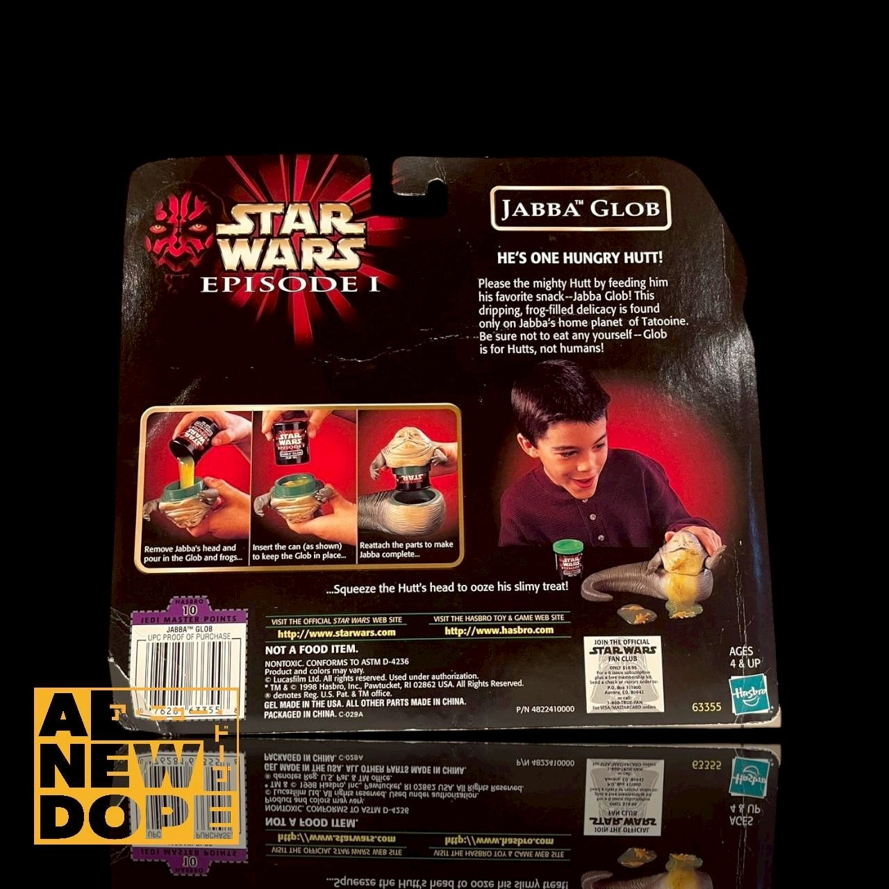 ハズブロ ジャバ・ザ・ハット TPM 3.75インチ『スターウォーズ/ファントムメナス』(1999)【未開封】