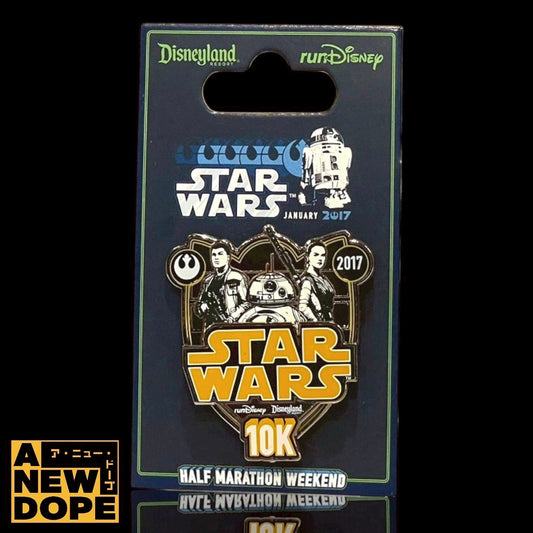 【USディズニー限定】レイ&フィン&BB-8 ピンズ『ラン・ディズニー』(2017) リミテッドエディション【未使用】