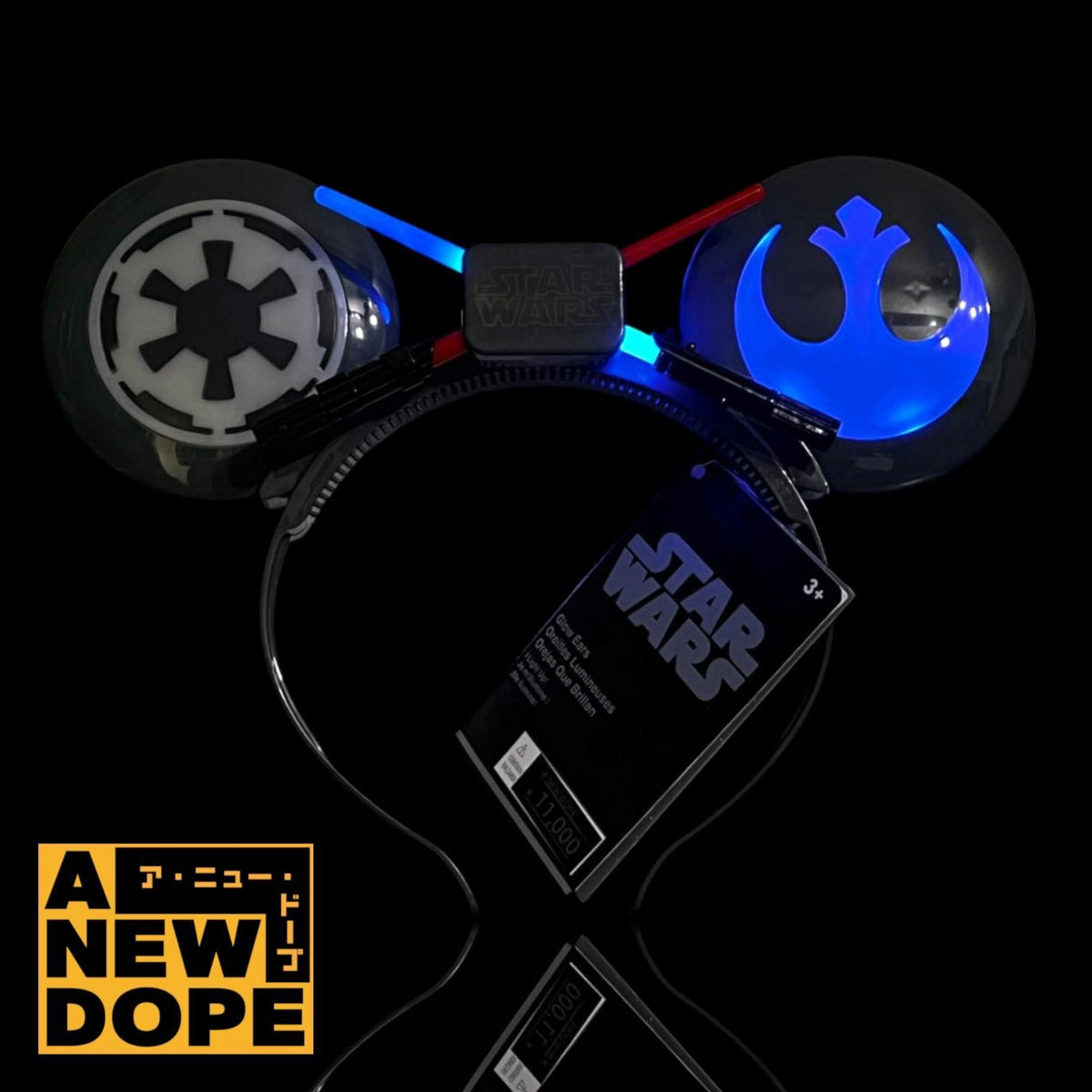 【US Disney限定】スターウォーズ 反乱軍vs帝国軍 エレクトロニック ミッキー  カチューシャ【新品】
