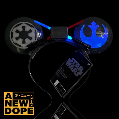 【US Disney限定】スターウォーズ 反乱軍vs帝国軍 エレクトロニック ミッキー  カチューシャ【新品】