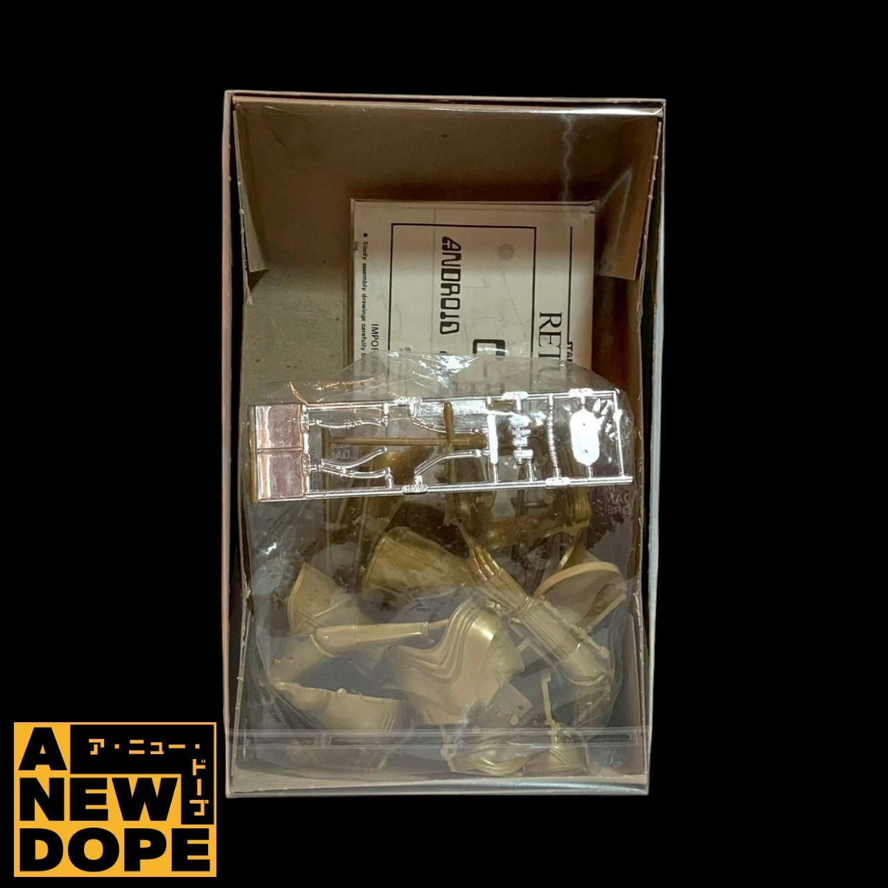 【80's】MPC C-3PO 1/8スケール プラモデル『スターウォーズ/ジェダイの帰還』(1983)【未組立】