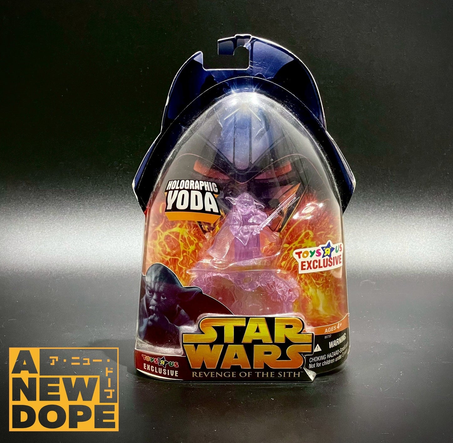 ハズブロ　ヨーダ(ホログラム)　ROTS　3.75インチ 『スター・ウォーズ/シスの復讐』(2005) USトイザらス限定