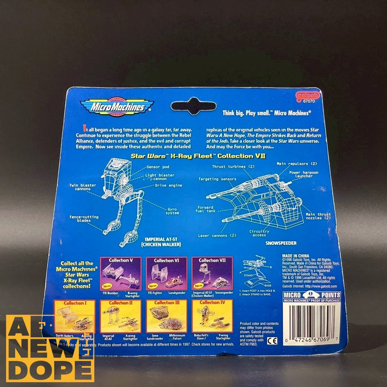 ガルーブ マイクロマシン X-REY フリート コレクションVII (AT-ST＆スノースピーダー)『スターウォーズ』