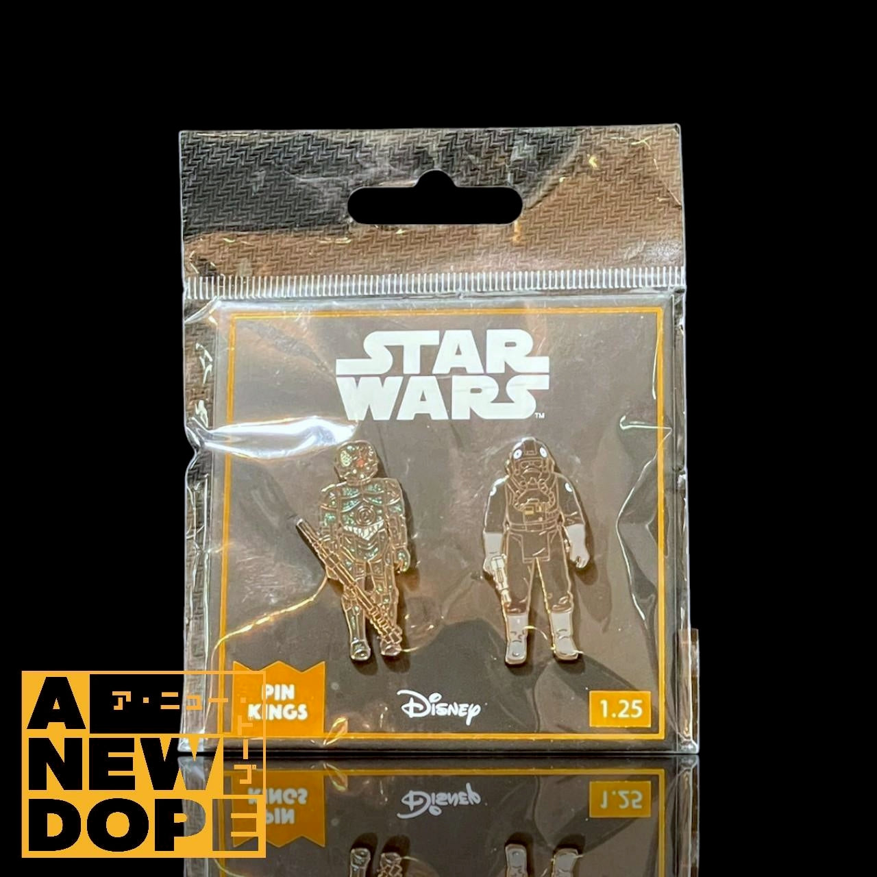 【US限定】PIN KINGS ザッカス(4-LOM) &  TIEファイターパイロット オールドケナー ピンズ『スターウォーズ/帝国の逆襲』(1980)【未開封】