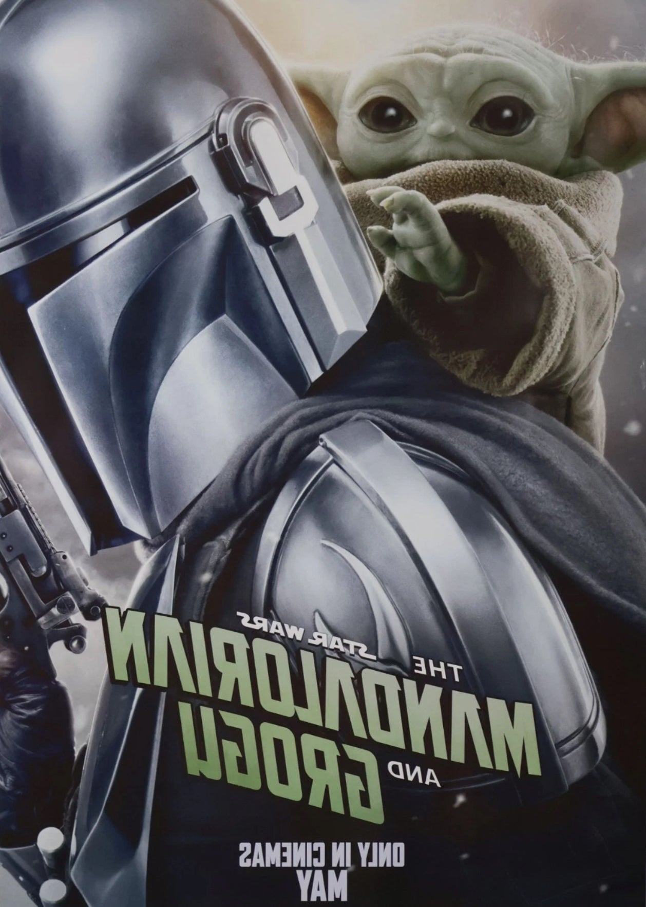 【US版劇場用】マンダロリアン・アンド・グローグー(2026) US版オリジナル ポスター 2ndバージョン 両面印刷【未使用】