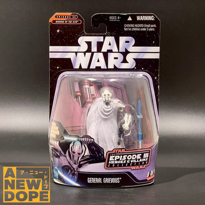 ハズブロ グリーヴァス将軍 サーガコレクション 3.75インチ 『スター・ウォーズ/シスの復讐』(2005)【未開封】