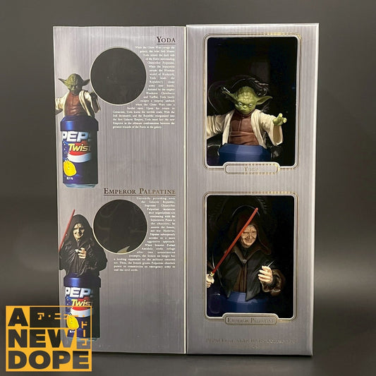 ペプシ スターウォーズ EPIII サウンドビッグキャップセット No.6 （ヨーダ＆パルパティーン皇帝）【未開封】