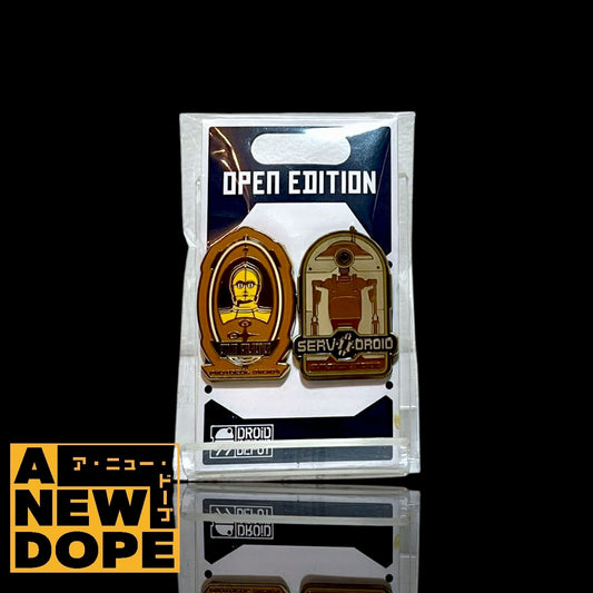 【USディズニー限定】C-3PO&ピットドロイド オープンエディション ピンズ『ドロイド・デポ』(2019)【未使用】
